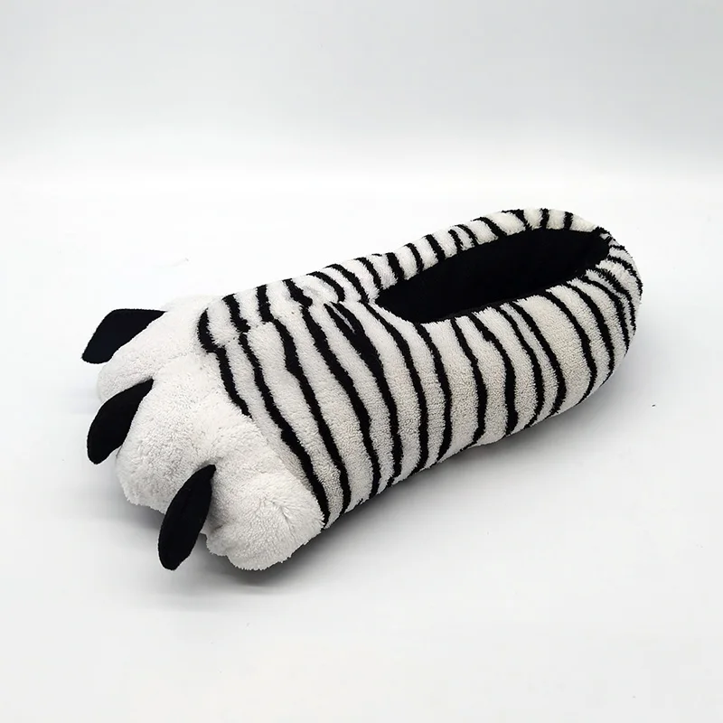 

plush flat Indoor Slippers Special offer custom a warm winter lovers home slippers thick hard bottom shoes on floor lovers shoes