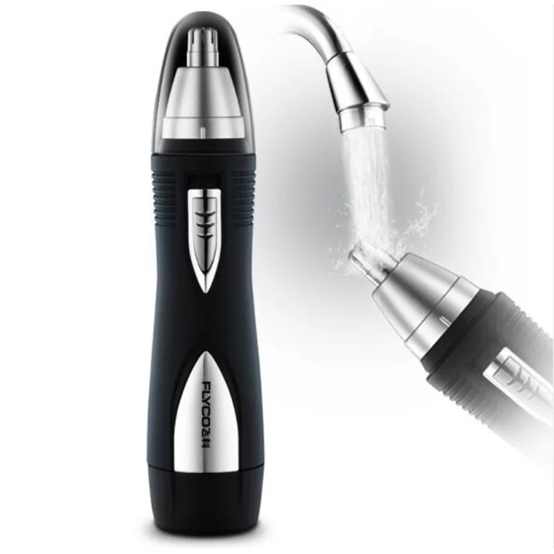 FLYCO FS7805 Professional Nose Hair Trimmer Stainless Steel Blade Ear Removal Clipper for Men Women Personal Face Care | Электроника