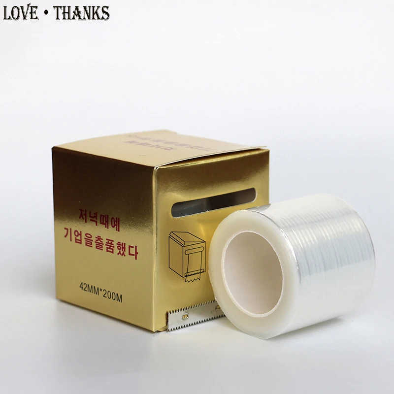 

1 Box Eyelash Remover Clear Plastic Wrap Eye Use Preservative Film Professional False Eyelashes Extension Permanent Makeup Tool