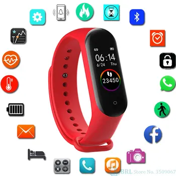 

Waterproof SmartWatch Women Men Pedometer Heart Rate Monitor Fitness Tracker Sport watch Smart Clock for Ios Android With Box