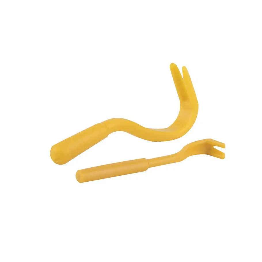 

2Pcs/Set Yellow Plastic Portable 2 Sizes Louse Flea Scratching Remover Hook Tool For Human Animal Dog Pet Horse Cat New Arrival