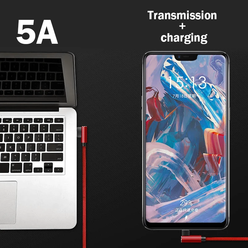 Usb кабели для зарядки 1 м 2 м 0,25 м Быстрая зарядка usb type-C usb зарядное устройство для huawei XIAOMI 5A USB кабель для мобильного телефона USB