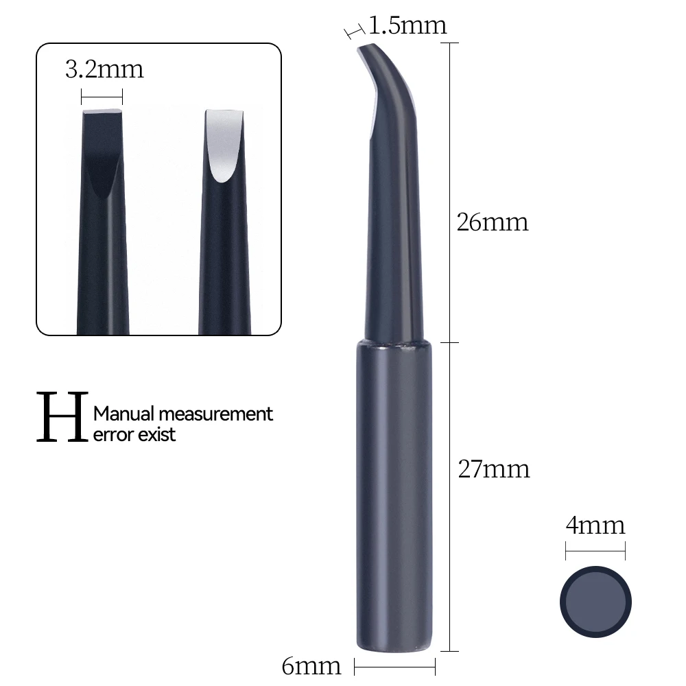 Soldering Iron Soldering Iron Tips 900M-T Soldering Iron Black Tips Replacement