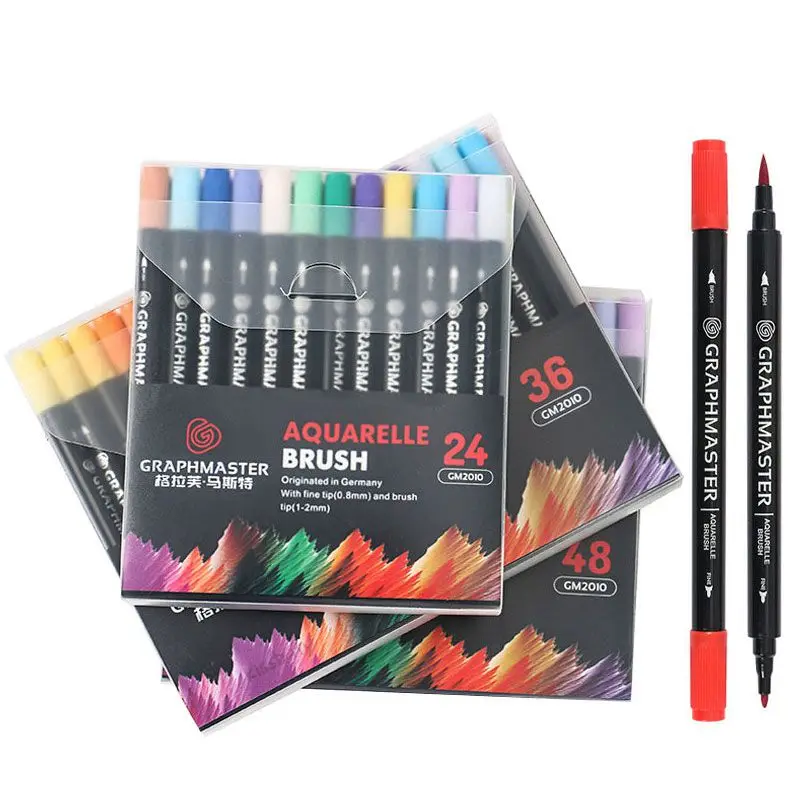 Stylo Marqueur À Pointes Fines De Couleur, Crayon-feutre Professionnel,  Marqueurs, Dessin, Esquisse, Art, Peinture, Fibre 0,4 Mm, 24 Pièces/lot -  Art Marqueurs - AliExpress