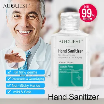 

No-wash Quick-drying Hand Sanitizer Soothing Aloe Disinfectant Gel 60ml Hand Soap Kills 99.99% Of Harmful Bacteria