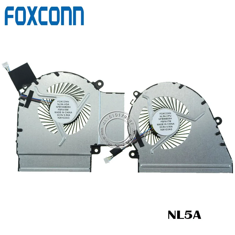 cheap New original cooling fan for ThundeRobot Dino X5 X6 X7 NFB96B05H NFB100B05H DC5V 0.50A NL5A 4PIN