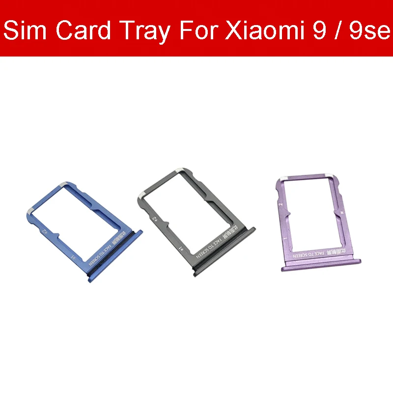 Держатель для микро sim карты Xiaomi Mi 9 SE CC9 CC9e Micro SD Reader слот запасные части ремонта