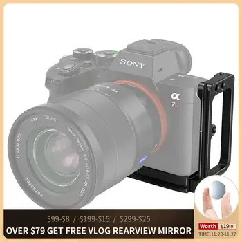 

SmallRig Camera L-Bracket for Sony Alpha 7R IV and A9 II w/ Arca-Type 1/4" Accessory Threads Quick Release L plate 2939