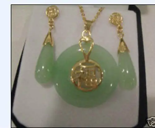 FREE SHIPPING&gt&gt@&gt beautiful stone FU earrings pendant Necklace set AAA 18K GP gold plated watch Quartz crystal Natural | Украшения и