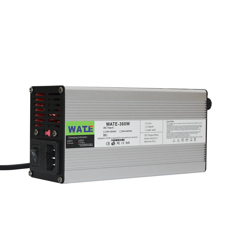 16.8V 20A Charger 14.8V Li-ion Battery Smart Charger Used for 4S 14.8V Li-ion Battery High Power With Fan Aluminum Case