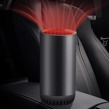 

Portable Windshield Car Heater Car Defroster Defogger 12V 150W 2 in 1 Heating/Cooling Mini Auto Car Heater with Suction