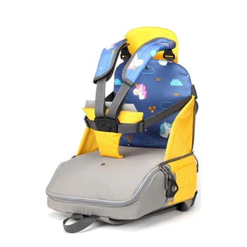 

2020 Portable Diaper Backpack Mommy Bag Baby Chair Foldable Infants Dining Chair Multifunctional Maternity Mother Bag Seat Belt