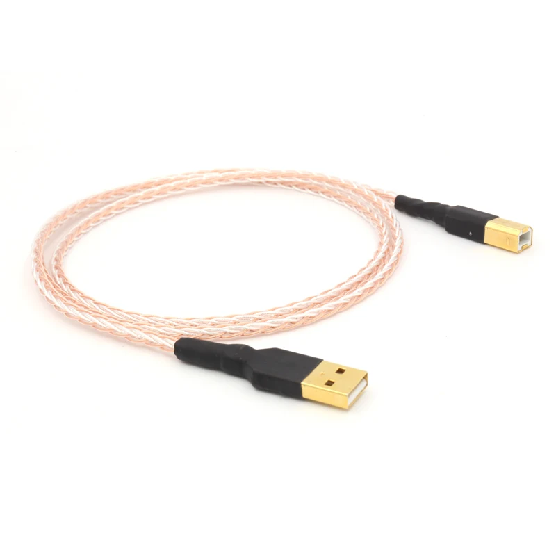 

Piesce USB Odin Interconnect USB Cable, A to B Plated Gold Connection USB Audio Digital Cable