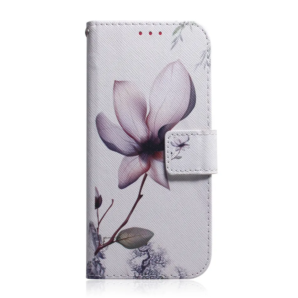 Чехол бумажник с рисунком в стиле ретро для Xiaomi Mi Poco X3 NFC Redmi Note 9 8 7 6 Pro Go чехол со