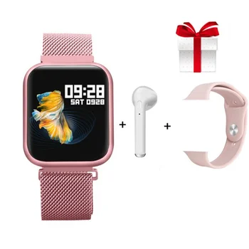 

Smart Watch P80 Smartwatch Blood Pressure Monitor Heart Rate Monitor Waterproof IP68 Long Standby Fitness Tracker VS P70