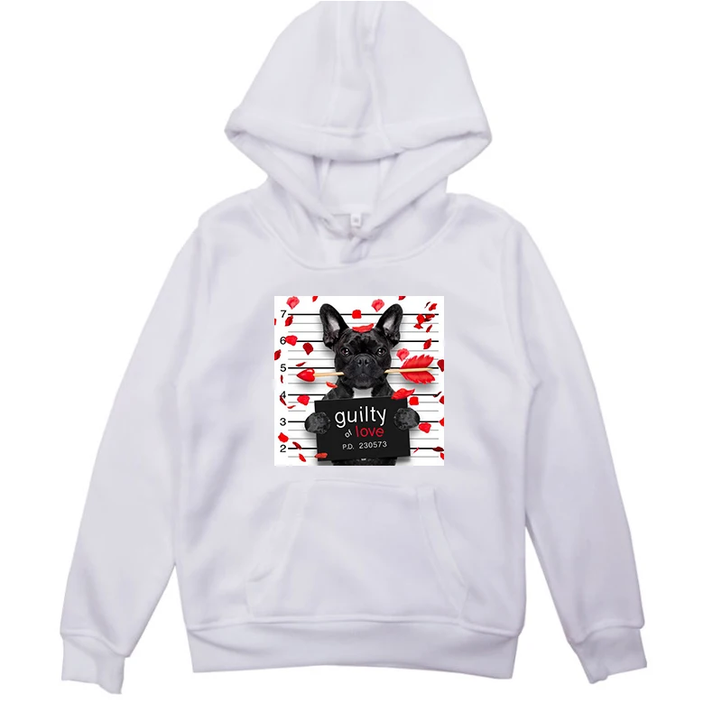Hoodies 1 Bad Dog Bad cat/толстовки для мальчиков и девочек; повседневные толстовки с капюшоном; осенние модные толстовки унисекс с длинными рукавами и принтом; пуловеры - Цвет: Hoodies 1