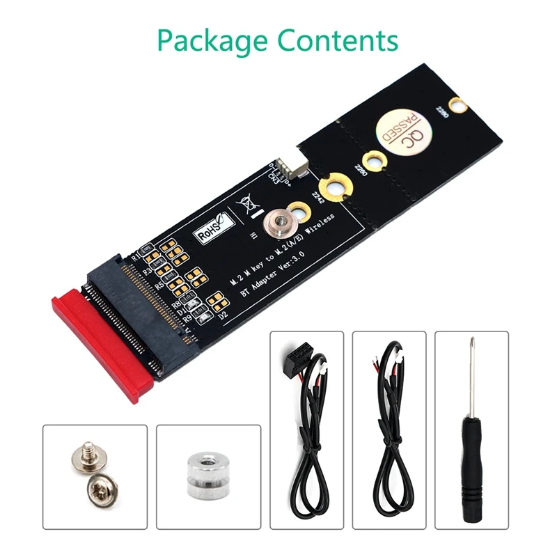 AAAJ-NGFF M.2 ключ a к ключ M SSD адаптер с поддержкой Usb сигнала Bluetooth M2 Ngff конвертер