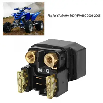 

On-Off Switch Push Button Starter Solenoid Relay 20A Square Plug Fits for YAMAHA 660 YFM660 2001-2005 Motorcycle Modification