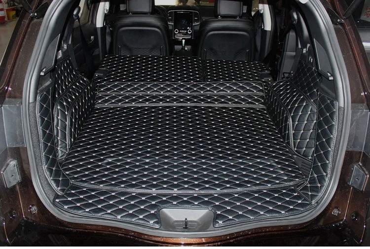 Волокна кожи багажник автомобиля коврик для renault koleos renault samsung QM6 автомобильные аксессуары