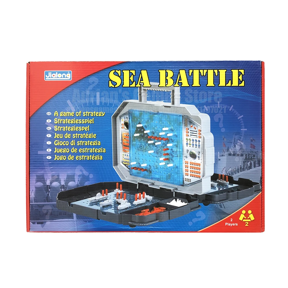 

Sea Battle Board Game Kids & Family Table Top Games Ocean Warships Strategy Board Games
