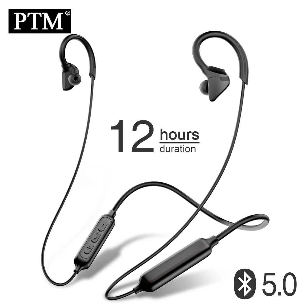 Беспроводные Bluetooth наушники PTM X1 с шейным ремешком игровая гарнитура микрофоном
