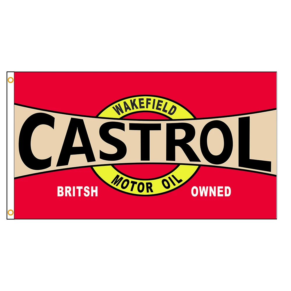 90x150 см Castrol Wakefield моторный флаг для гонок