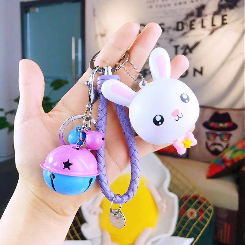 

2020 New Creative tape Measure key chain Measuring Clothes Ruler Measuring Tape Portable Small Leather cord Bell Keychain Women