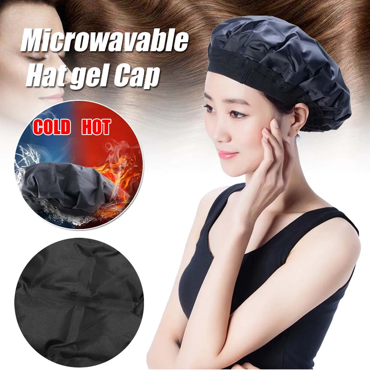 hat with cooling gel