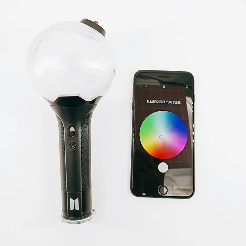 

New army bomb Official Fanlight 3.0 lightstick Bluetooth app change color Light stick kpop gift
