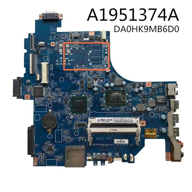 SZWXZY для Sony SVF152 SVF1521A2EB материнская плата ноутбука REV:D3E A1951374A HK9 CPU 987 бесплатная
