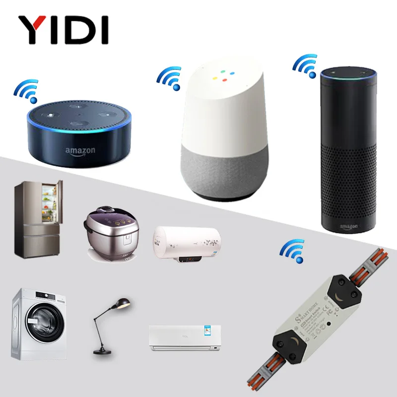 WiFi Smart Light Switch Universal Breaker Timer Wireless APP Smart life Tuya Remote Control Switch