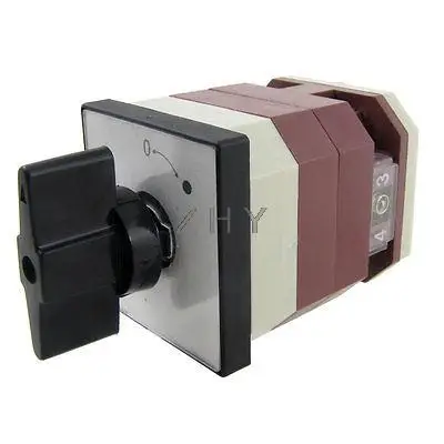 AC 380V 220V ВКЛ/ВЫКЛ мгновенный поворотный кулачок универсальный переключатель