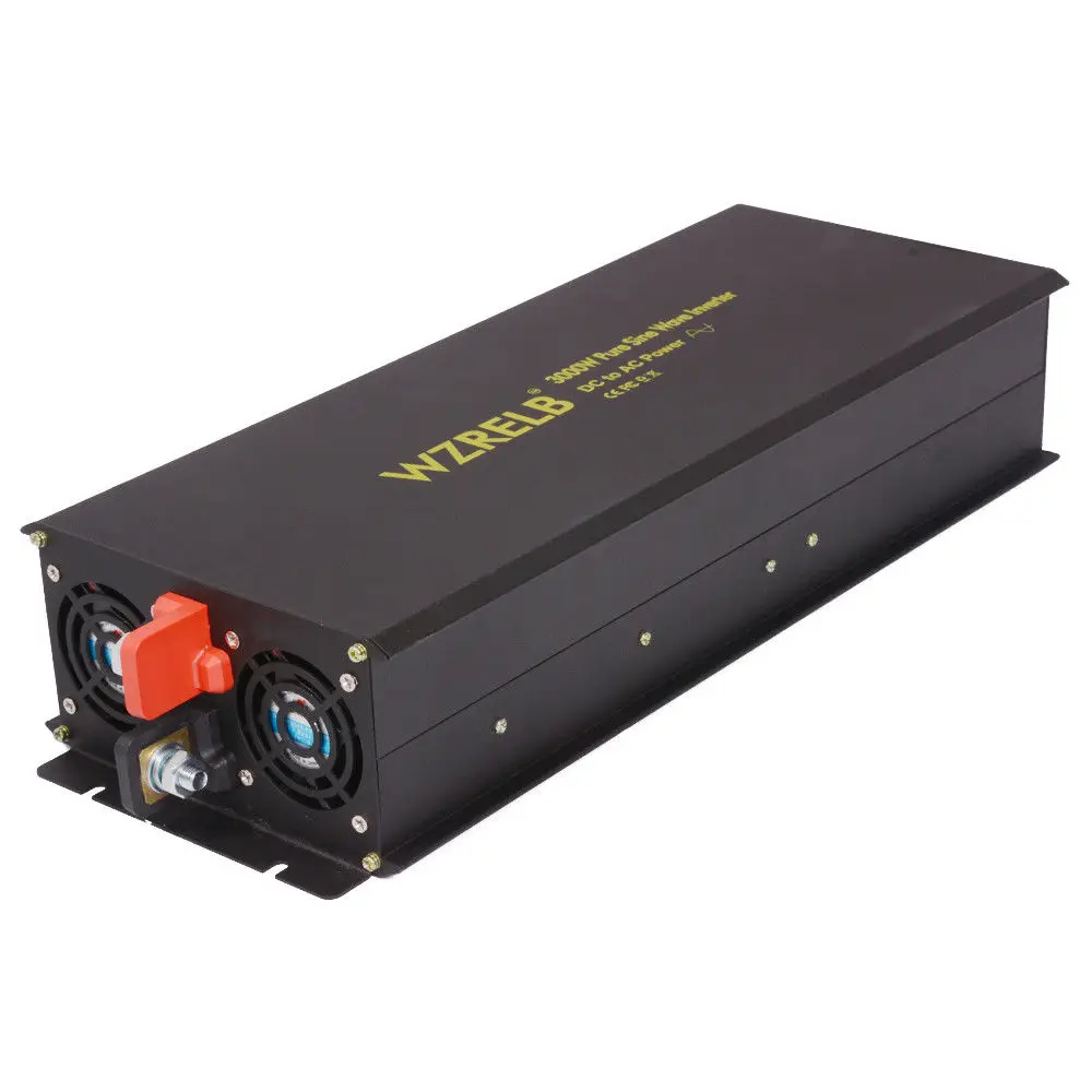 

3000W Pure Sine Wave Inverter 24V 220V Power Inverter Solar Generator Converter 12V/36V/48V/110V DC to 100V/120V/230V/240V AC