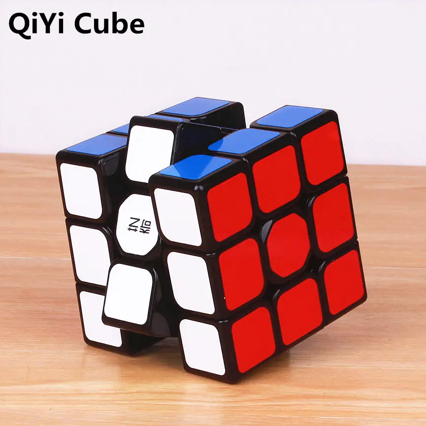 

QiYi Sail W 3x3 Magic Cubes Stickerless Warrior S Professional Speed Puzzles Cubes Montessori Educational Toy For kid
