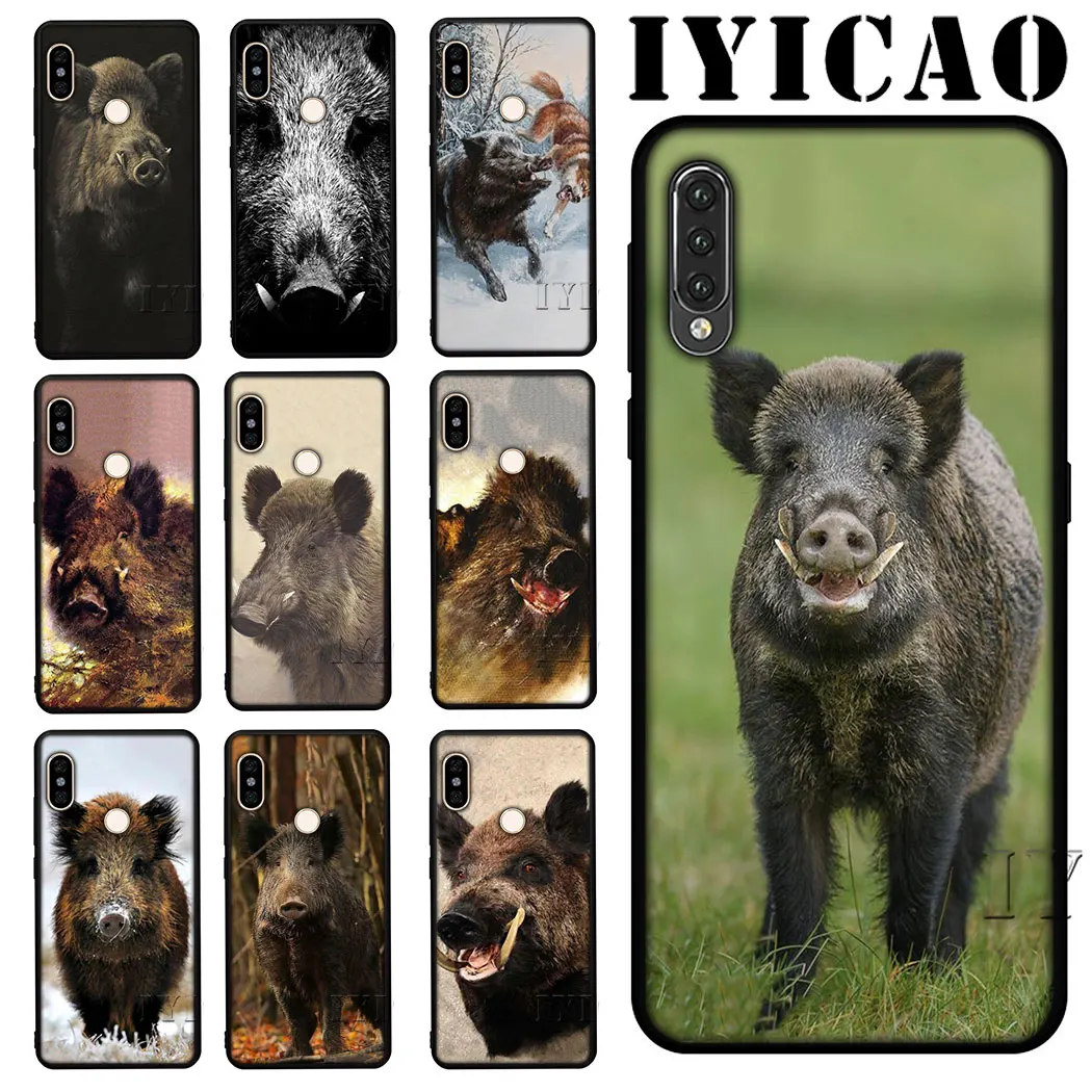 IYICAO wild boar Мягкий силиконовый чехол для телефона Redmi Note 5 6 7 Pro 5A Prime 7A K20 Go |