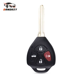 

Dandkey 20pcs For Toyota Yaris Camry Corolla RAV4 Crown 2007-2012 Car Remote Key Shell Fob Uncut Smart Key Fob Blank Case