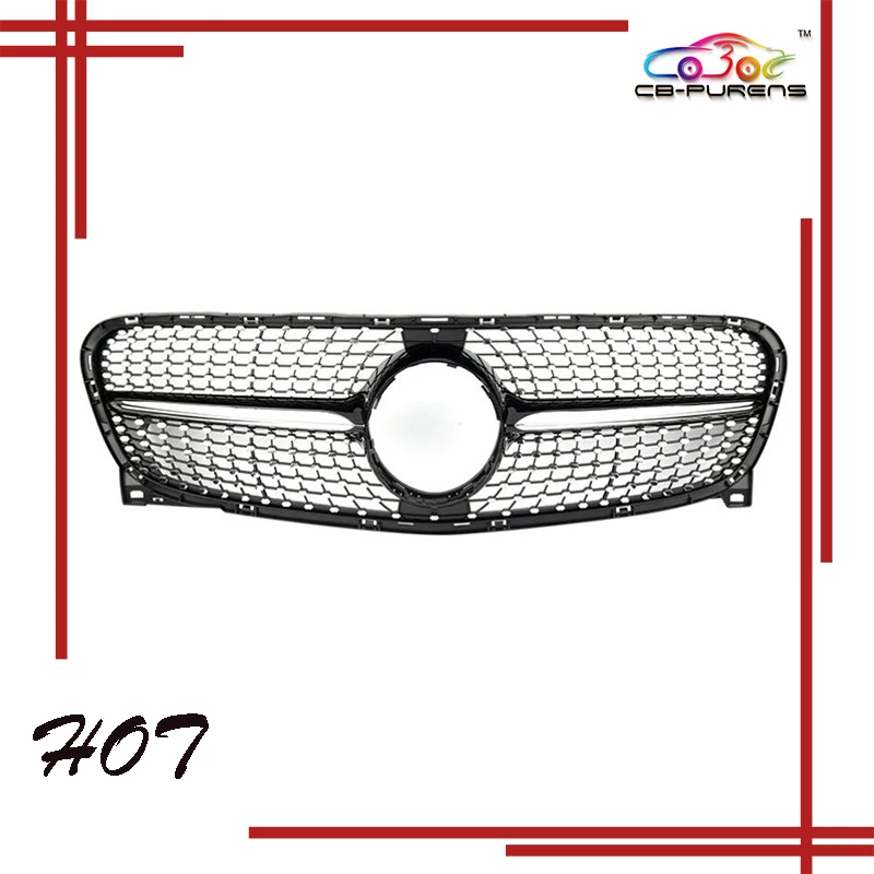 

2014 2015 2016 For Mercedes Benz GLA-Class X156 GLA180 GLA200 GLA250 Diamond Style Grill Front Bumper Racing Grille