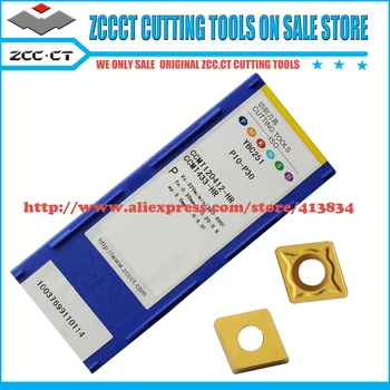 

50pcs ZCC turning tool CCMT120412 -HR YBC251 CCMT ZCCCT cemented Carbide CNC Tool turning insert CVD coating CCMT120412-HR