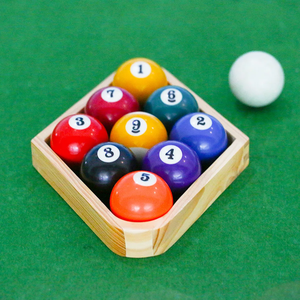 Снукер Бильярд 9-ball 15-ball бассейн стойка бильярдная настольная полка треугольная стойка набор твердых деревянных кия шариковые стойки Бильярд поставка