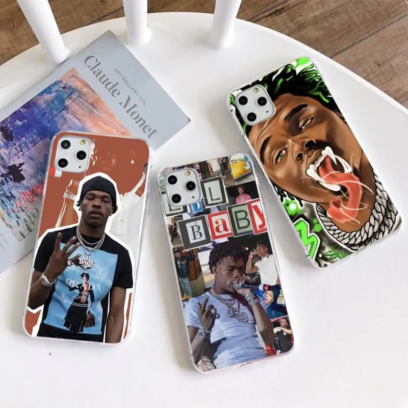 Мягкий чехол Lil Baby &amp Gunna Rapper для iPhone 11 pro XS MAX 8 7 6 6S Plus X 5S SE 2020 XR | Мобильные телефоны и