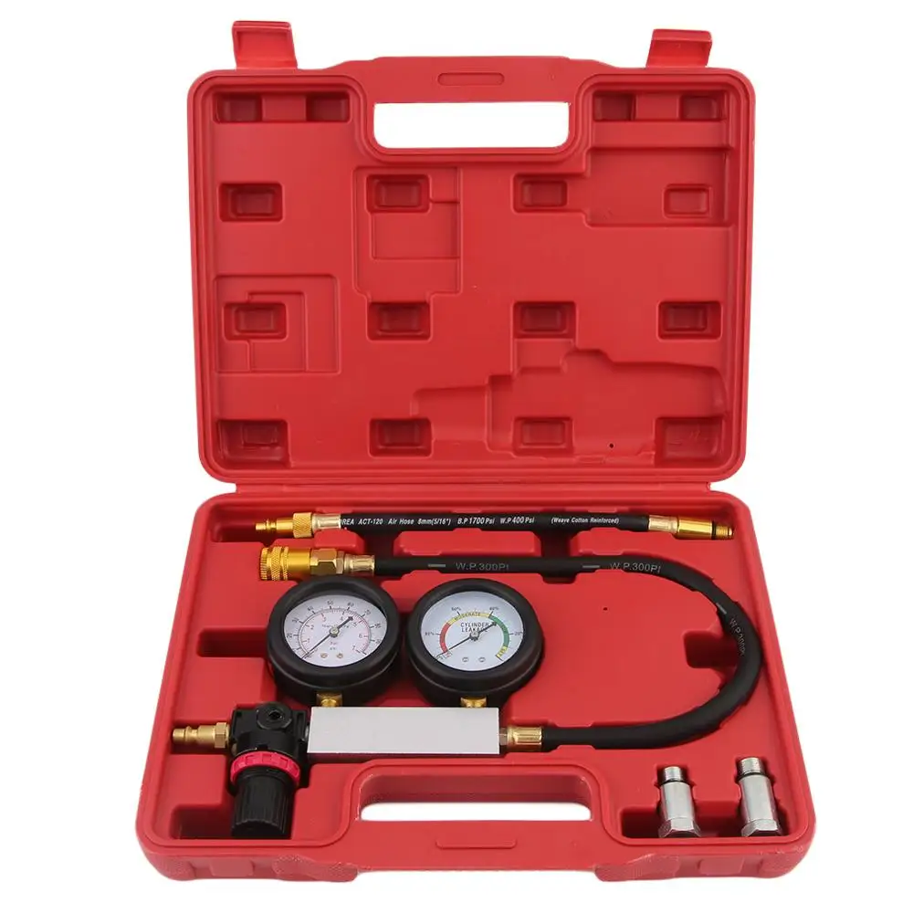 

Car Vehicle Cylinder Leak-Down Tester Leakage Engine Compression Detector Compression Gauge Diagnostic Detector