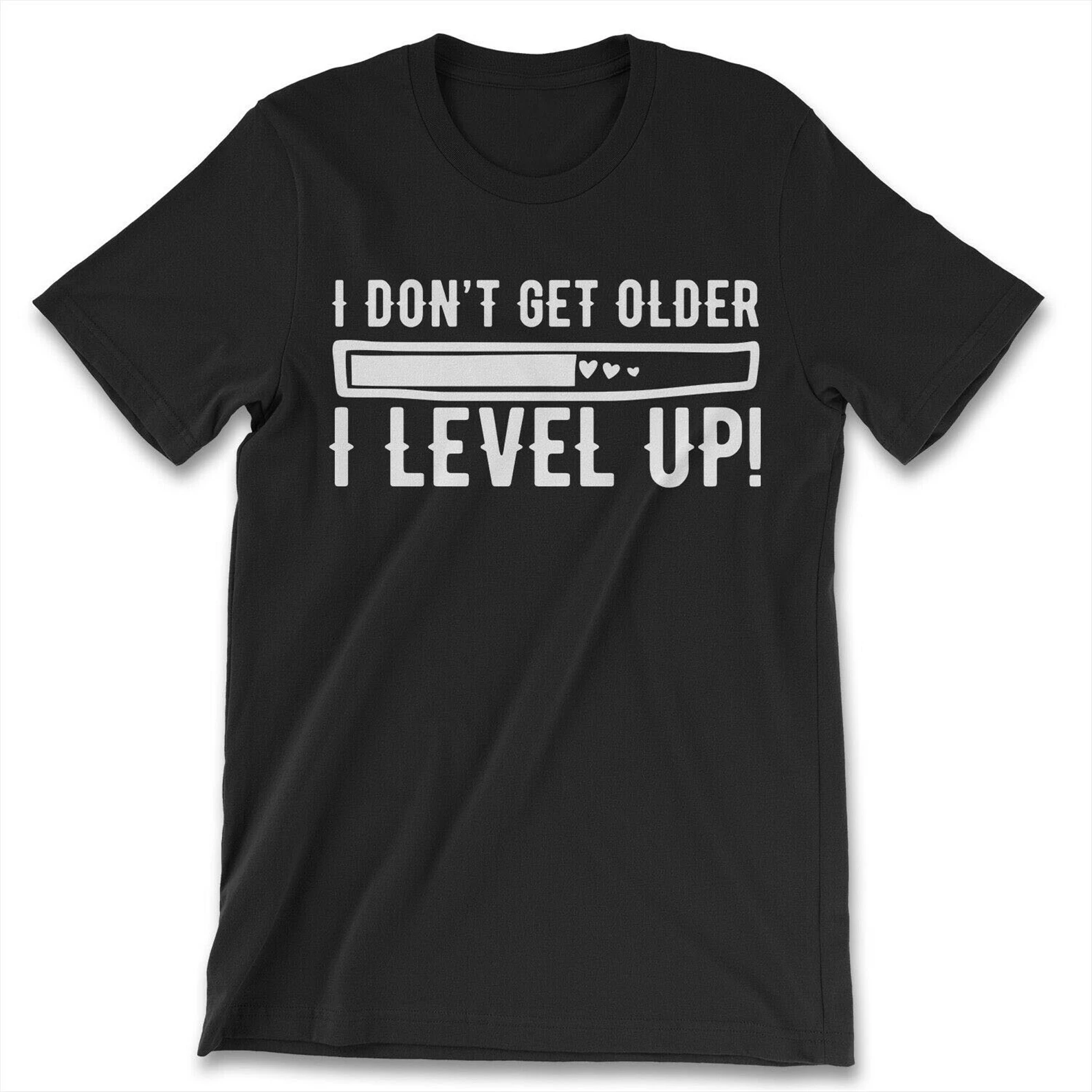 I Don't Get Older Level Up New Men's Funny Birthday Video Game Cool Christmas gifts Tops Tee Shirt | Мужская одежда