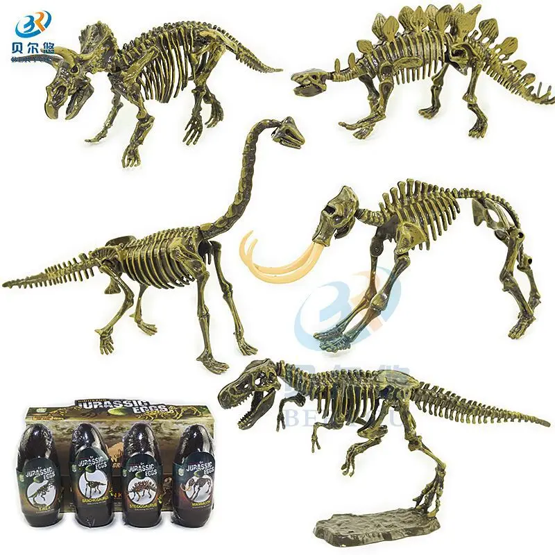 

Archeology Dig Dinosaur Model Toy 4D Assembled Dinosaur Skeleton T-Rex Model Toy