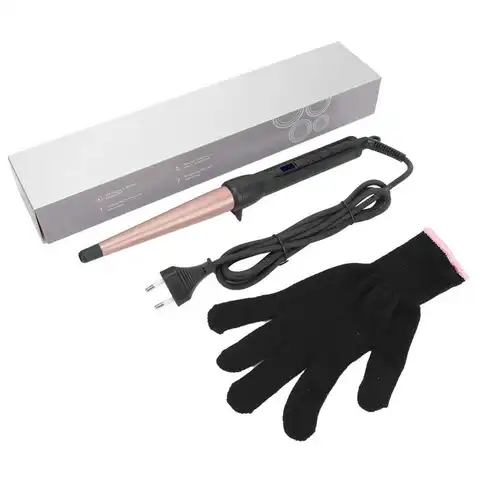 Accessories Hairdresser Hair Curler Electric LCD Ceramic Hair Curling Wand Rod Cone Hairstyling Tool Hair Curler