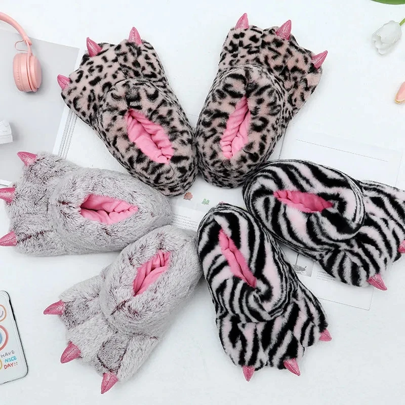 Women's Plush Fuzzy Slippers - Cozy Winter Bootie House Slippers, Non-Slip Sole, Soft Indoor/Outdoor Holiday Slippers