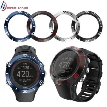 

Bezel Ring Cover For SUUNTO AMBIT 3 Scale Watch Ring Adhesive Cover Anti Scratch Stainless Steel Stylish Roman Alphabet Dial