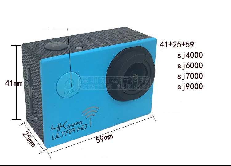 Водонепроницаемый корпус Чехол подводный 40 м зарядное устройство для SJCAM SJ4000 wifi SJ4000plus SJ7000 SJ9000 SOOCOO A8 C4 аксессуары