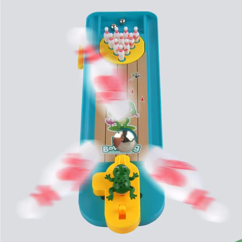 Creative Mini Desktop Frog Bowling Frog Pattern Game Exercise Coordination Parent-child Interaction Educational Toy for Children 3 Creative Mini Desktop Frog Bowling Frog Pattern Game Exercise Coordination Parent-child Interaction Educational Toy for Children 3