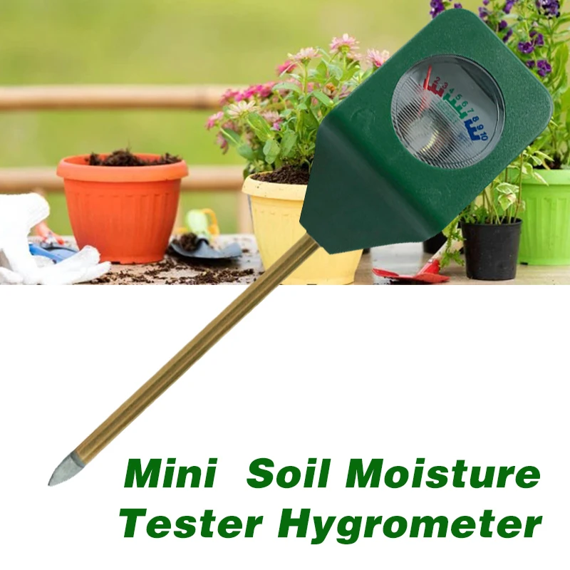 1x Soil Moisture Mini Portable Hygrometer Tester Detector Plastic Metal Garden Plant Flower Potted Analyzer Tool Meter Measuring |