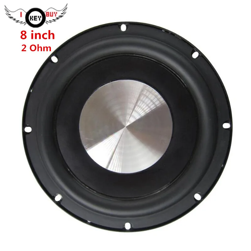 Diplomatiske spørgsmål narre politiker I Key Buy 8 Inch 2 Ohm Ultra-thin Woofer Aluminum Cone Rubber Edge Bass  Speakers For Universal Car - Speakers - AliExpress